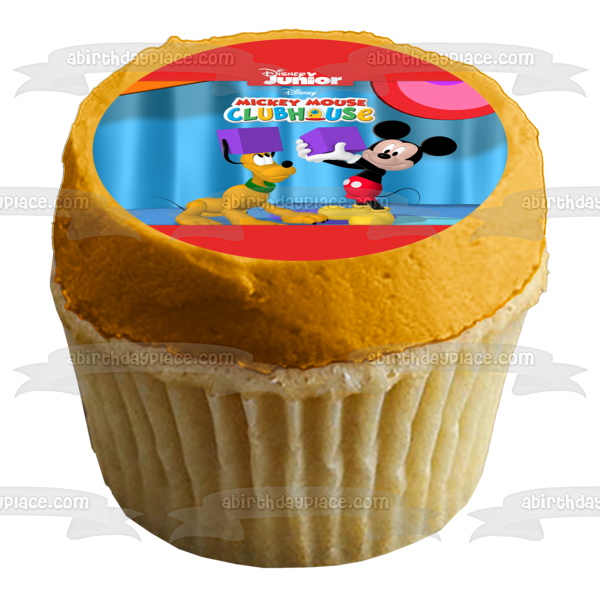 Adorno comestible para tarta de Mickey Mouse Clubhouse Goofy Imagen ABPID54499 