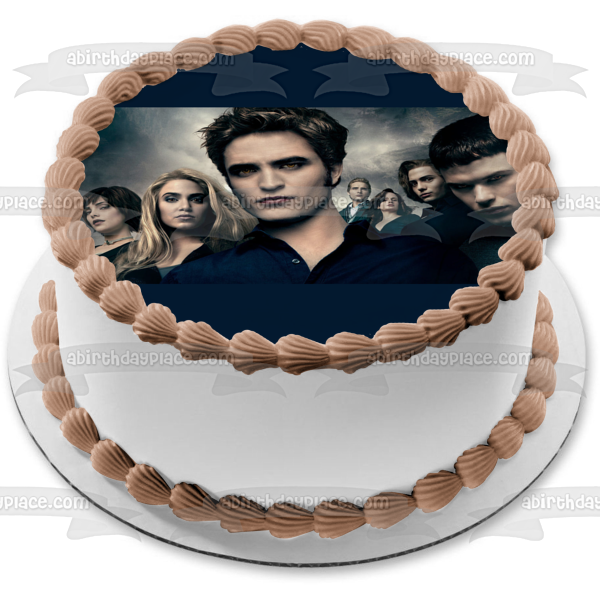 The Twilight Saga: Eclipse Edward Rosalie Alice Emmet Jasper Esme Carlisle Edible Cake Topper Image ABPID54567