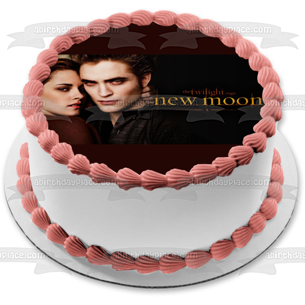 The Twilight Saga: New Moon Bella Edward Edible Cake Topper Image ABPID54549