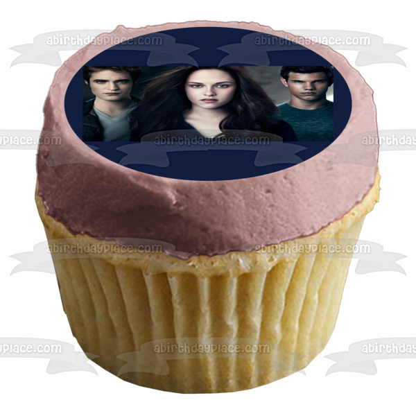 The Twilight Saga: Eclipse Edward Bella Jacob Edible Cake Topper Image ABPID54569