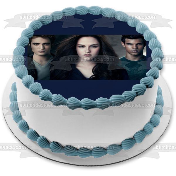 The Twilight Saga: Eclipse Edward Bella Jacob Edible Cake Topper Image ABPID54569