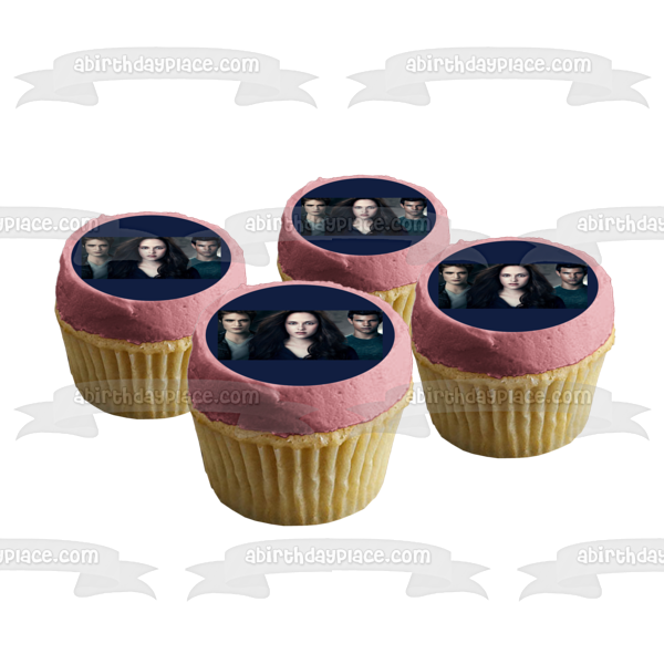 The Twilight Saga: Eclipse Edward Bella Jacob Edible Cake Topper Image ABPID54569