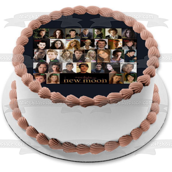 The Twilight Saga: New Moon Group Cast Photo Edible Cake Topper Image ABPID54551