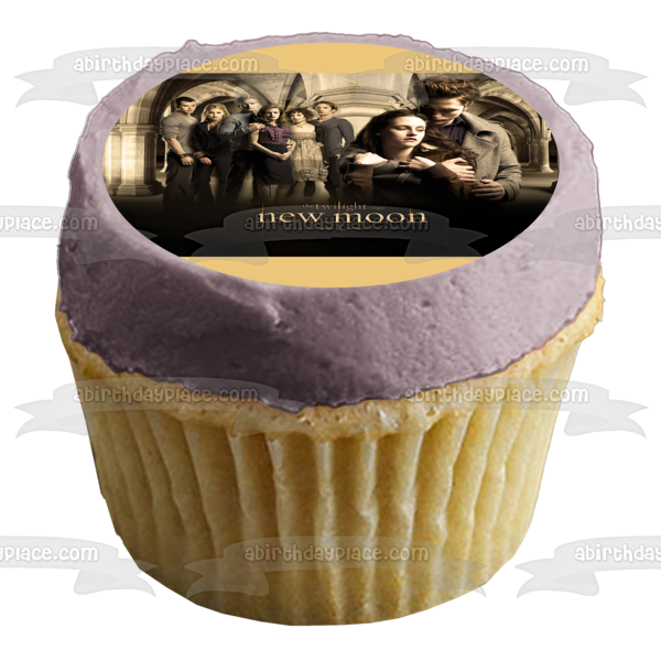 The Twilight Saga: New Moon Edward Bella Emmet Rosalie Carlisle Esme Alice Jasper Edible Cake Topper Image ABPID54552