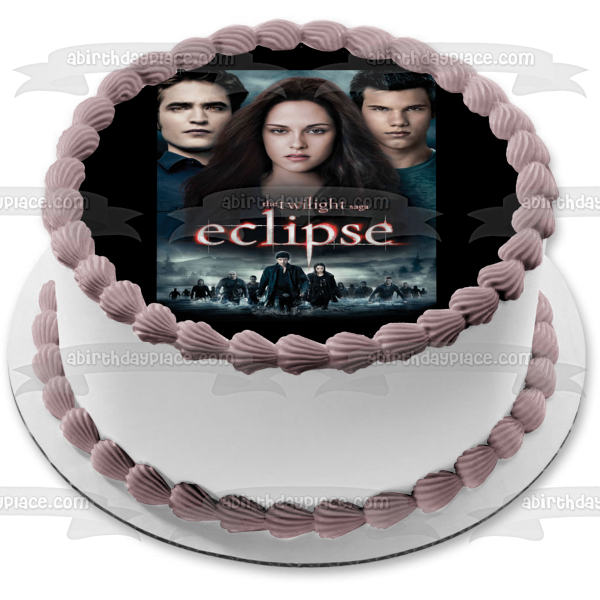 The Twilight Saga: Eclipse Bella Edward Jacob Emmet Edible Cake Topper Image ABPID54573