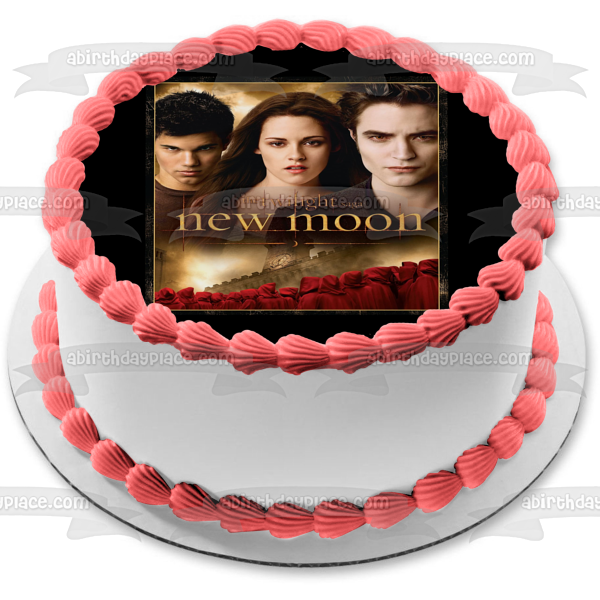 The Twilight Saga: New Moon Jacob Bella Edward Edible Cake Topper Image ABPID54554