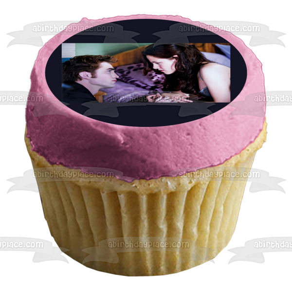 The Twilight Saga: New Moon Edward Bella Edible Cake Topper Image ABPID54556