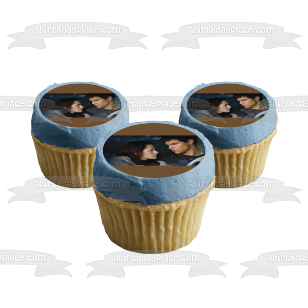 The Twilight Saga: New Moon Jacob Bella Edible Cake Topper Image ABPID54560