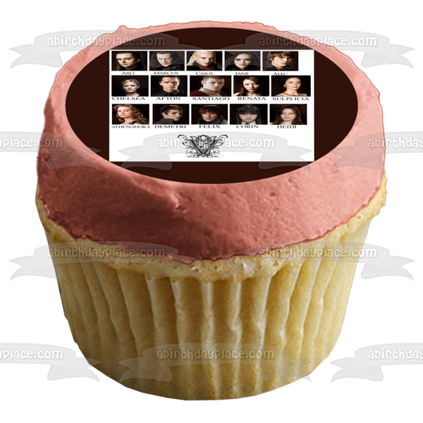 The Twilight Saga: Eclipse Aro Marcus Caius Jane Alec Chelsea Edible Cake Topper Image ABPID54564