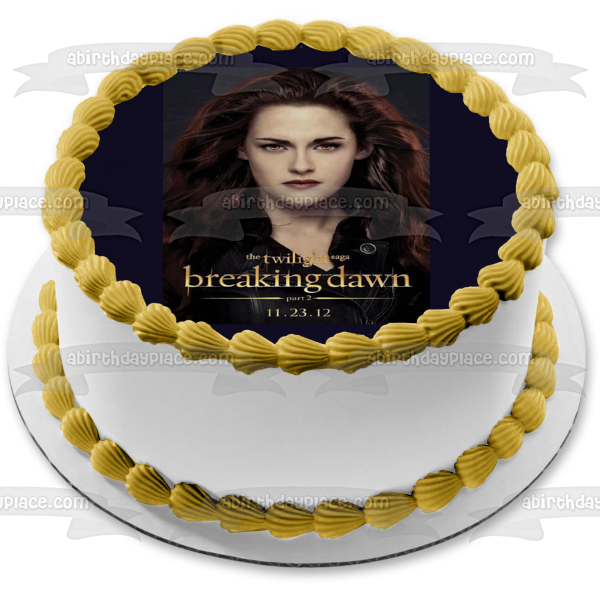 Imagen comestible para decoración de tarta de Bella de la saga Crepúsculo: Amanecer, parte 2, ABPID54590