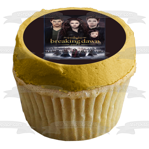 The Twilight Saga: Breaking Dawn Part 2 Jacob Bella Edward Renesme Edible Cake Topper Image ABPID54592