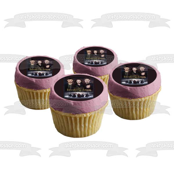 The Twilight Saga: Breaking Dawn Part 2 Jacob Bella Edward Renesme Edible Cake Topper Image ABPID54592