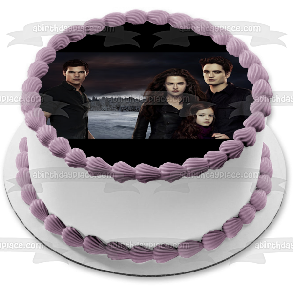 The Twilight Saga: Breaking Dawn Part 2 Jacob Bella Edward Renesme Edible Cake Topper Image ABPID54589