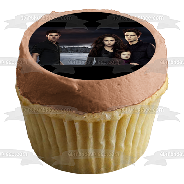 The Twilight Saga: Breaking Dawn Part 2 Jacob Bella Edward Renesme Edible Cake Topper Image ABPID54589