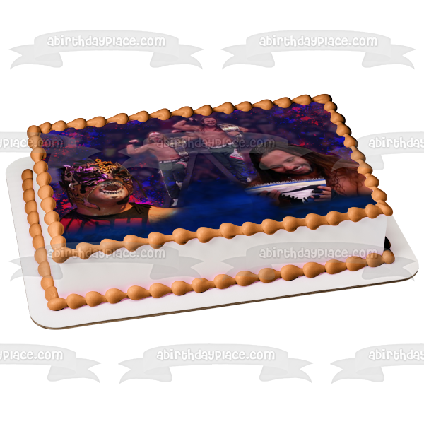 The Young Bucks Matthew Massie Nicholas Massie Aew Professional Wrestling Team Promoters Edible Cake Topper Image ABPID56557