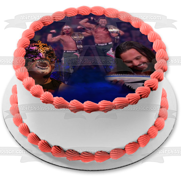 The Young Bucks Matthew Massie Nicholas Massie Aew Professional Wrestling Team Promoters Edible Cake Topper Image ABPID56557