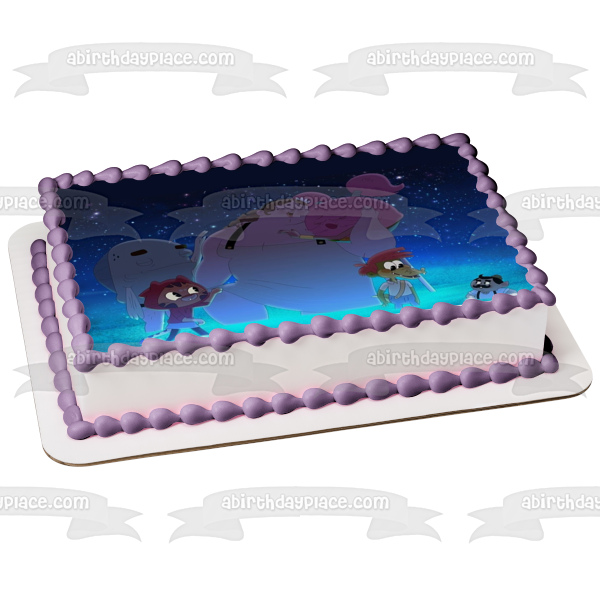 Arlo the Alligator Boy Alia and Teeny Tiny Tony Edible Cake Topper Image ABPID56560