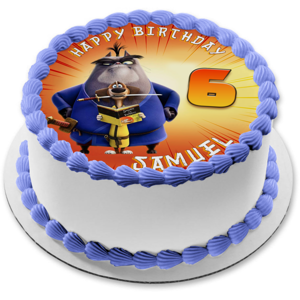 Paws of Fury: The Legend of Frank Jimbo Samurai for Dummies Edible Cake Topper Image ABPID56612