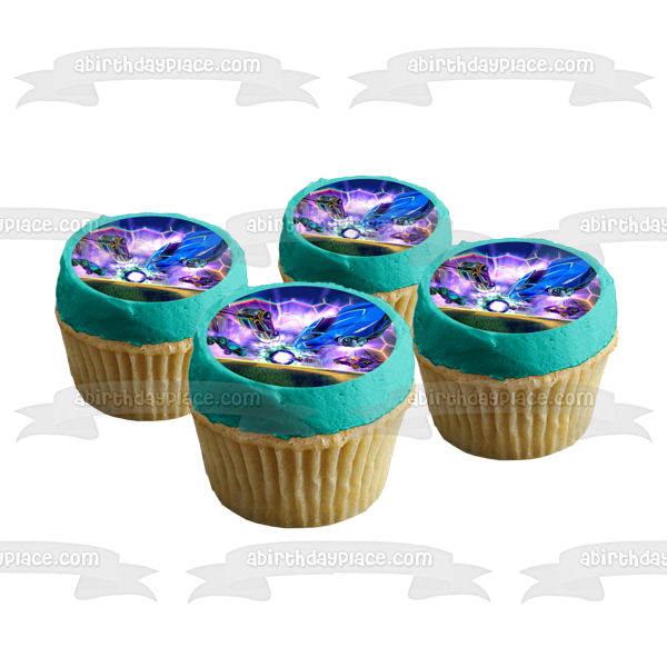 Rocket League Hora de jugar al fútbol Imagen comestible para decoración de tarta ABPID56628 