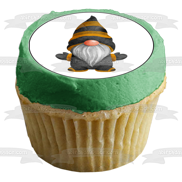 Imágenes de decoración comestible para cupcakes de gnomos, magos y brujas de Halloween ABPID56590 