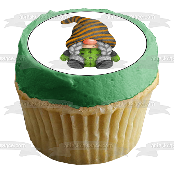 Imágenes de decoración comestible para cupcakes de gnomos, magos y brujas de Halloween ABPID56590 