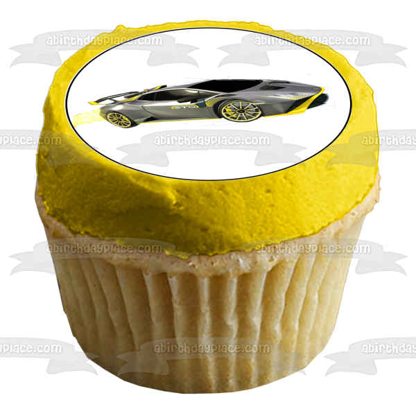 Imágenes de decoración comestible para cupcakes con logotipo y coches de Rocket League ABPID56593 