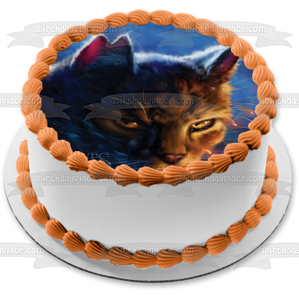 Warrior Cats Book Cover Tigerstar Edible Cake Topper Image ABPID56650