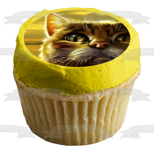 Warrior Cats Book Cover Twilight Edible Cake Topper Image ABPID56651