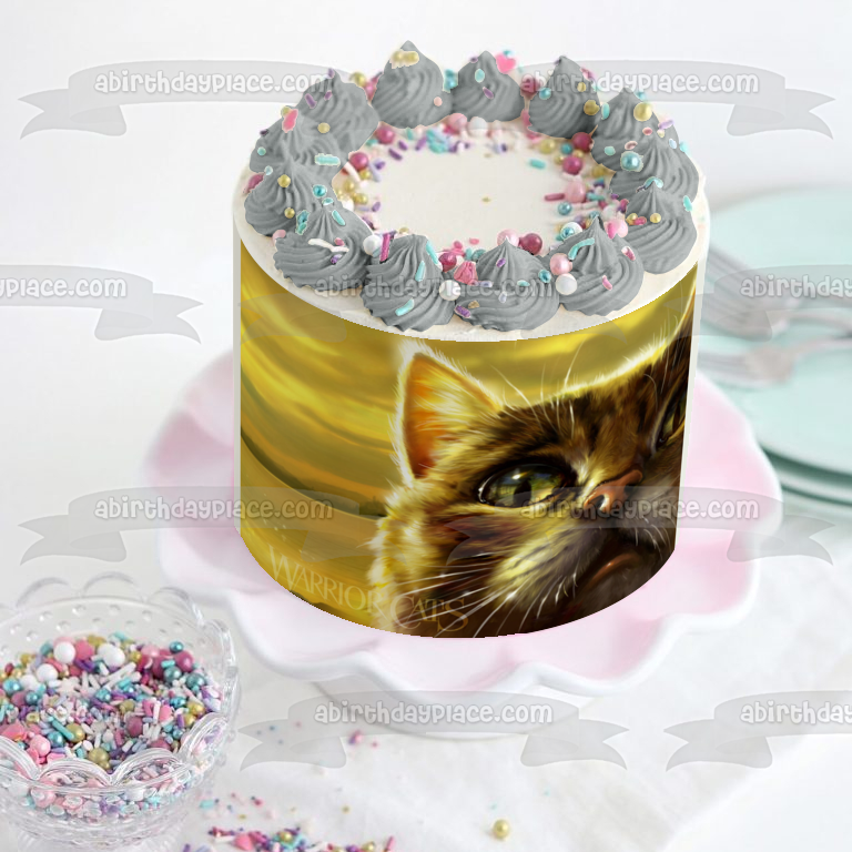 Warrior Cats Book Cover Twilight Edible Cake Topper Image ABPID56651