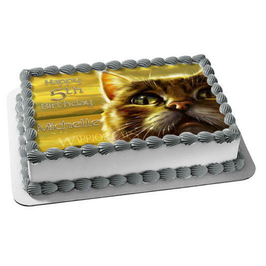 Warrior Cats Book Cover Twilight Edible Cake Topper Image ABPID56651