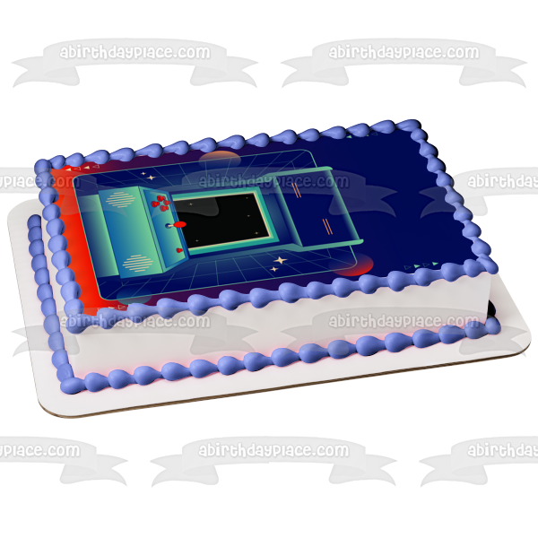 Retro Gaming Arcade Machine Edible Cake Topper Image ABPID56692