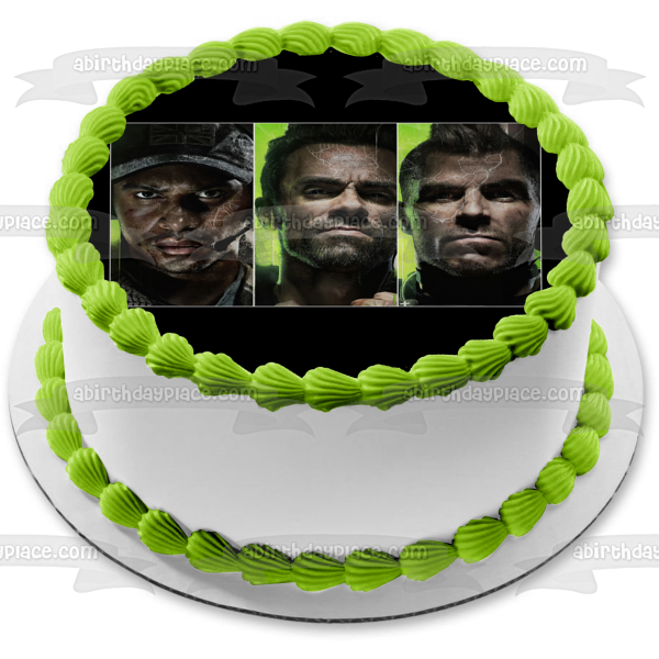 Call of Duty Modern Warfare 2 Alejandro Vargas Gaz and Soap Edible Cake Topper Image ABPID56704