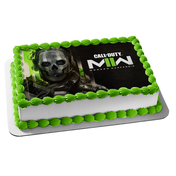 Imagen de decoración comestible para tarta fantasma de Call of Duty Modern Warfare 2 ABPID56705 