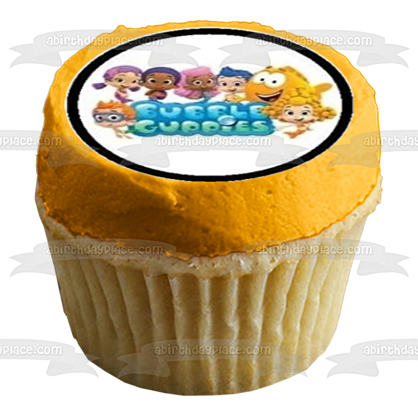 Bubble Guppies Nonny Molly Oona Gil Deema Mr Grouper Imágenes comestibles para cupcakes ABPID01008 