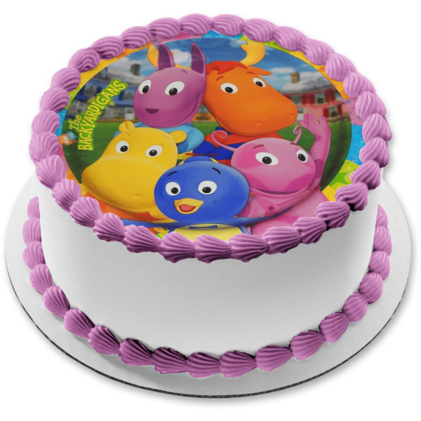 Backyardigans Uniqua Tyrone Tasha Pablo Austin Imagen comestible para decoración de tarta ABPID01169 