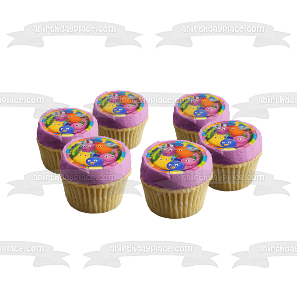 Backyardigans Uniqua Tyrone Tasha Pablo Austin Imagen comestible para decoración de tarta ABPID01169 