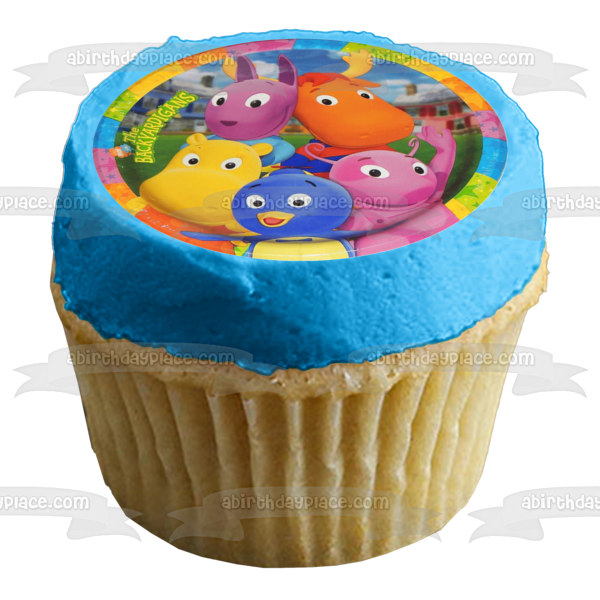 Backyardigans Uniqua Tyrone Tasha Pablo Austin Imagen comestible para decoración de tarta ABPID01169 