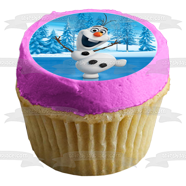 Disney Frozen Anna Elsa Olaf Sven Imágenes comestibles para cupcakes ABPID27800 