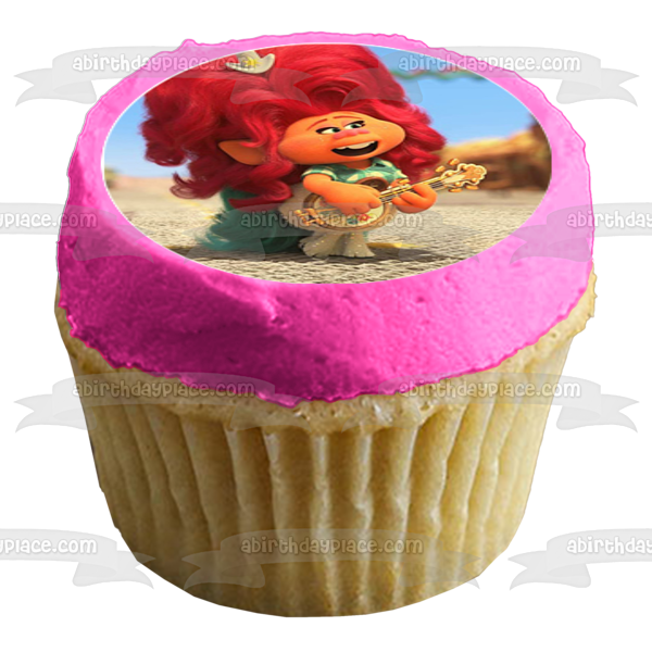 Trolls World Tour Poppy Branch Queen Barb Imágenes comestibles para cupcakes ABPID52059 