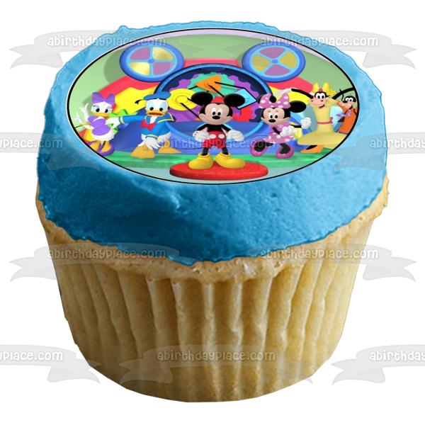 Imágenes de decoración comestible para cupcakes de Mickey Mouse y sus amigos, 12 unidades, ABPID53616 