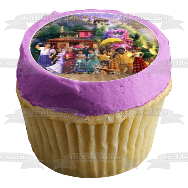 Encanto Assorted Characters and Scenes Mirabel Bruno Isabela Luna Delores Edible Cupcake Topper Images ABPID56773