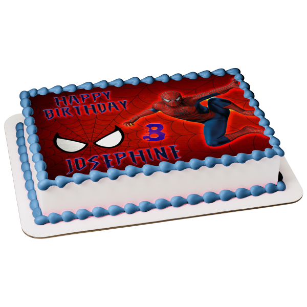 Adorno comestible para tarta con diseño de Spider-Man de The Amazing Spider-Man, imagen ABPID56779 