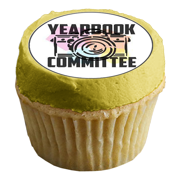 Yearbook Committee Camera Edible Cupcake Topper Images ABPID55764