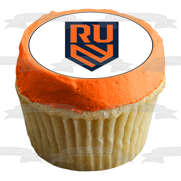 Ru Logo Edible Cupcake Topper Images ABPID55962