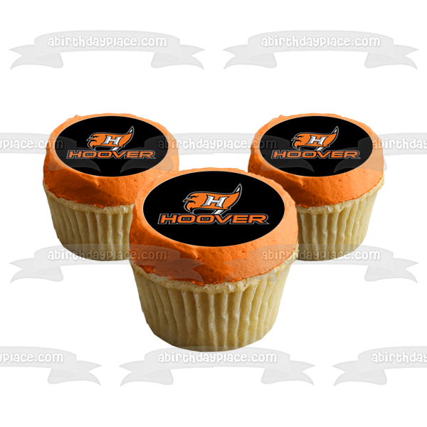 Hoover Buccaneers Team Logo Edible Cupcake Topper Images ABPID55995