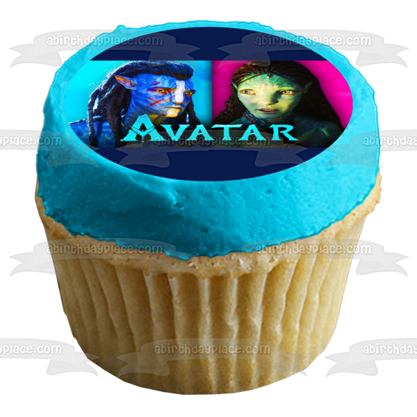 Avatar: The Way of Water Jake and Tsireya Edible Cake Topper Image ABPID56834