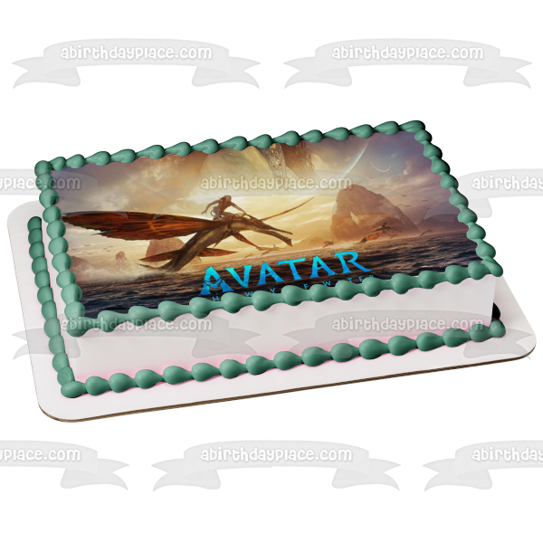 Avatar: The Way of Water Jake Flying Edible Cake Topper Image ABPID56833