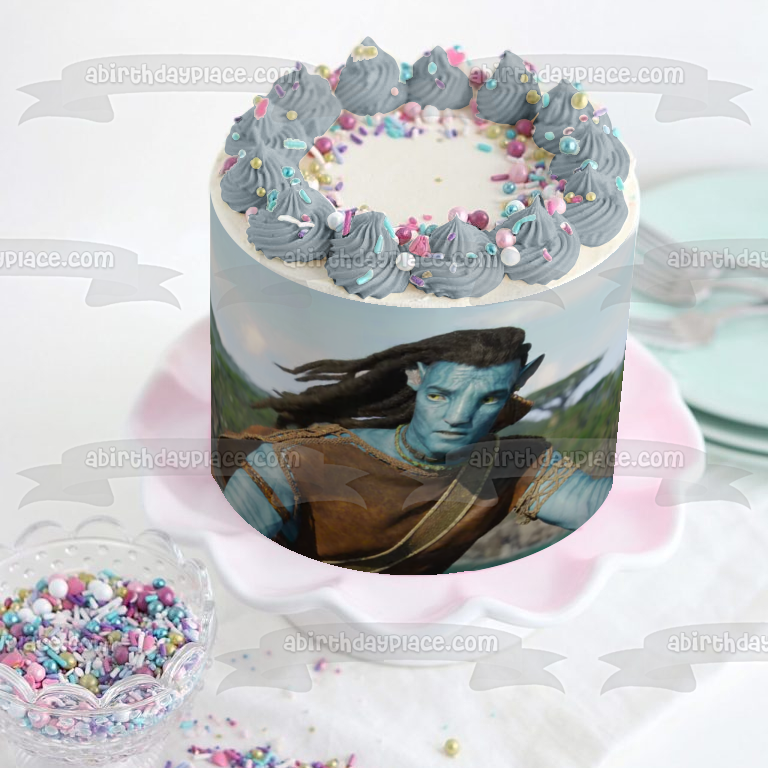 Avatar: The Way of Water Jake Edible Cake Topper Image ABPID56840