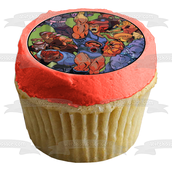 Thundercats Lion-O Panthro y Snarf Imágenes comestibles para cupcakes ABPID04208 