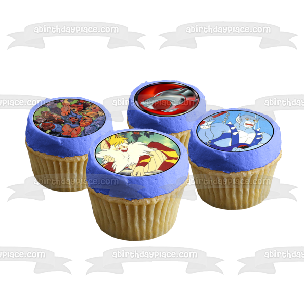 Thundercats Lion-O Panthro y Snarf Imágenes comestibles para cupcakes ABPID04208 